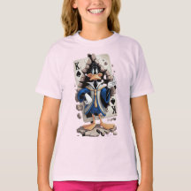 かわいいアヒルのキャラクターTシャツ 子供用