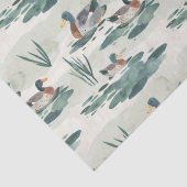 かわいいアヒルのパターン 薄葉紙 (詳細)