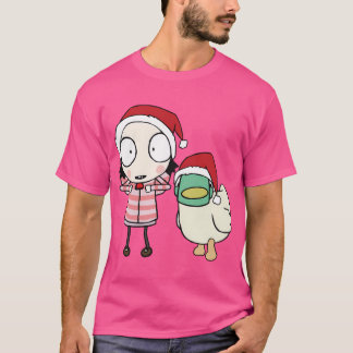 かわいいアヒルのペットフレンド カートゥーン ガール ヴィンテージ Tシャツ