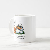 かわいいアヒルのマグカップ コーヒーマグカップ (正面左)