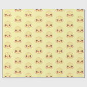 かわいいアヒルのラッピング紙 ラッピングペーパー (フラット)