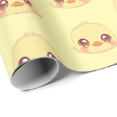 かわいいアヒルのラッピング紙 ラッピングペーパー (ロールコーナー)