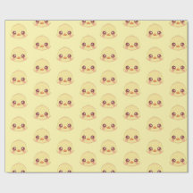 かわいいアヒルのラッピング紙