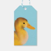 かわいいアヒルの人気 ギフトタグ (裏面)