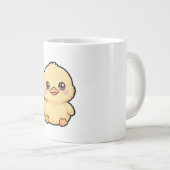 かわいいアヒルの雛の特製マグカップ ジャンボコーヒーマグカップ (正面右)