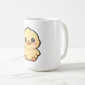 かわいいアヒルの雛マグカップ コーヒーマグカップ (正面右)