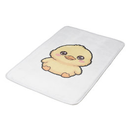 かわいいアヒルの雛 バスマット
