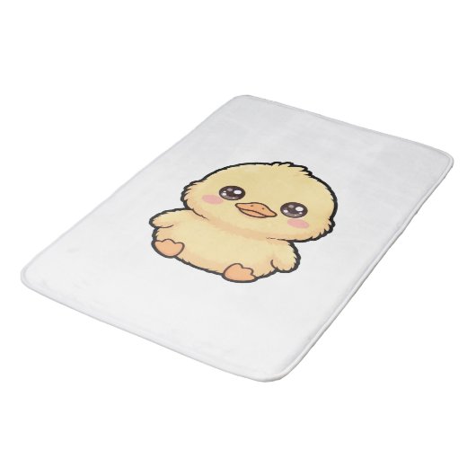 かわいいアヒルの雛 バスマット (アングル)