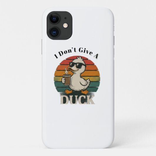かわいいアヒルのiPhoneケース - アヒルデザイン Case-Mate iPhoneケース (裏面)