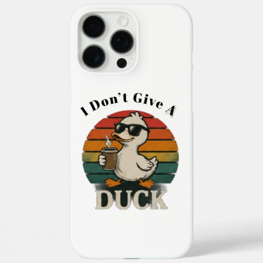 かわいいアヒルのiPhoneケース - アヒルデザイン Case-Mate iPhoneケース (裏面)