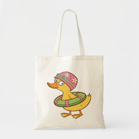 かわいいアヒル漫画 – Kids Tote Bag トートバッグ (正面)