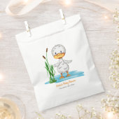 かわいいアヒル男女兼用コの赤ちゃんシャワー フェイバーバッグ (クリップ留めされた状態)