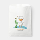 かわいいアヒル男女兼用コの赤ちゃんシャワー フェイバーバッグ (正面)