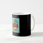 かわいいアヒル コーヒーマグカップ (正面右)
