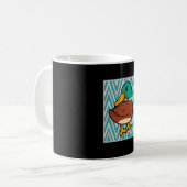 かわいいアヒル コーヒーマグカップ (正面左)