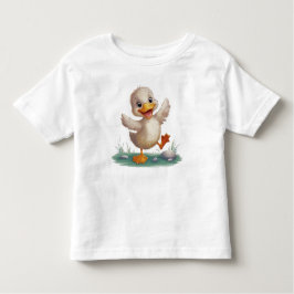 かわいいアヒル トドラーTシャツ