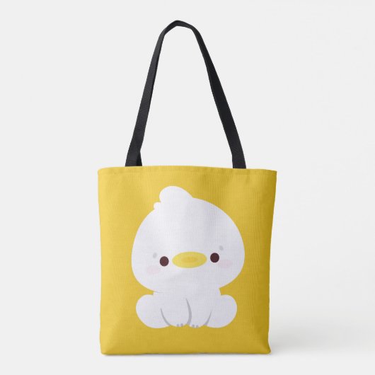 かわいいアヒル トートバッグ (裏面)
