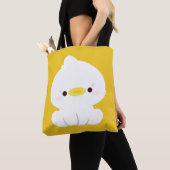 かわいいアヒル トートバッグ (クローズアップ)
