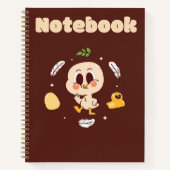 かわいいアヒル💛✨🐤 ノートブック (正面)