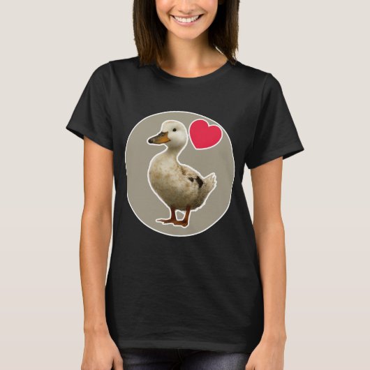 かわいいアヒル Tシャツ (正面)