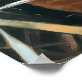 かわいいアビシニアン猫アートプリントポスター ポスター (角)