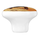 かわいいアフリカゾウの家の装飾 セラミックノブ (側面)