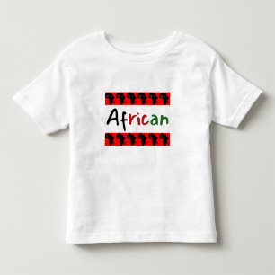 かわいいアフリカ人 トドラーTシャツ