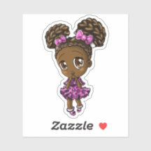 かわいいアフリカ系アメリカ人の少女