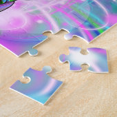 かわいいアフリカ系アメリカ人の少女 ジグソーパズル (側面)