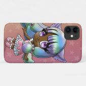 かわいいアフリカ系アメリカ人の少女 Case-Mate iPhoneケース (裏面(横))