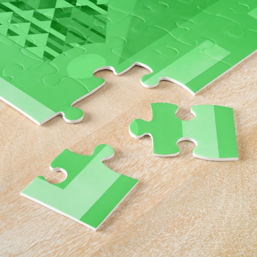 かわいいアフリカ系アメリカ人の少年 ジグソーパズル (側面)