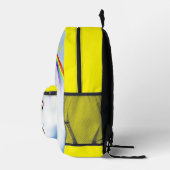 かわいいアフリカ系アメリカ人少女レインボー プリントバックパック (右)