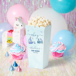 かわいいアホイ男の子の帆船の赤航海のちゃんシャワー フェイバーボックス