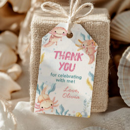 かわいいアホロトルちゃんの誕生日感謝タグ ギフトタグ