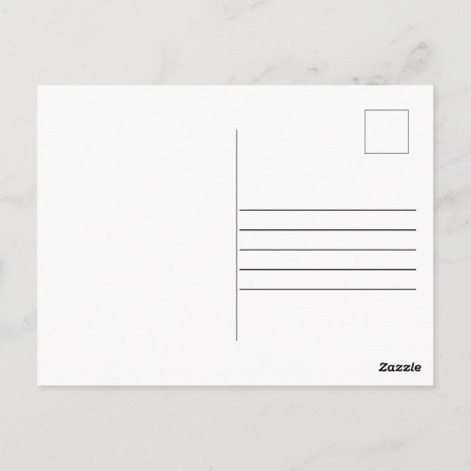 かわいいアボカドありがとう赤ちゃんシャワーミニマリスト ポストカード (裏面)