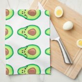 かわいいアボカドのふきん キッチンタオル (四つ折り)
