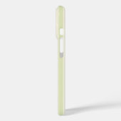 かわいいアボカドのグリーンストライプス スマホケース Case-Mate iPhoneケース (裏面 / 左)