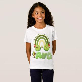 かわいいアボカドのデザイン "Avo" - 楽しくて遊び心のある Tシャツ