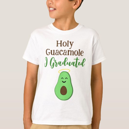 かわいいアボカドの卒業おめでとうTシャツ Tシャツ (正面)