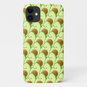 かわいいアボカドオールオーバースケッチ iPhone 11 ケース