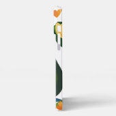 かわいいアボカドカップルの電話ケース | かわいいスおもしろいリー iPhoneケース (左側面)