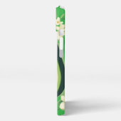 かわいいアボカドカップルの電話ケース | かわいいスおもしろいリー iPhoneケース (左側面)