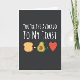 かわいいアボカドカード フルーツ ベジタリアン ヴィーガン カード