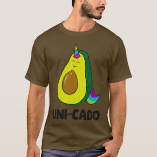 かわいいアボカドガールアボカドユニコーン女性UniCado Av Tシャツ