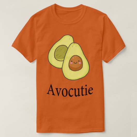 かわいいアボカドシャツ Tシャツ (デザイン正面)