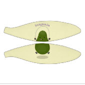 かわいいアボカドジャンプロープアニメイラストレーション ミニバスケットボール (パネル)