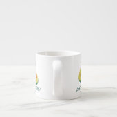 かわいいアボカドスおもしろいプンユーモアを避けよう エスプレッソカップ (裏面)