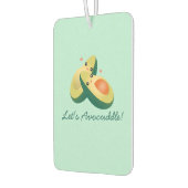 かわいいアボカドスおもしろいプンユーモアを避けよう カーエアーフレッシュナー (左)