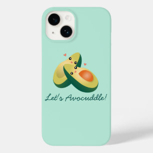 かわいいアボカドスおもしろいプンユーモアを避けよう Case-Mate iPhone 14ケース