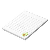 かわいいアボカドスケッチが並ぶ ノートパッド (回転)